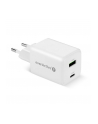 everactive Ładowarka sieciowa GaN 1X USB, 1X USB-C 45W QC4+ PD Biała - nr 5