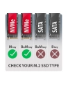 axagon EEM2-20G Obudowa zewnętrzna aluminiowa USB-C 3.2 Gen 2 M.2 NVMe SSD 20Gbps - nr 62