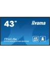 iiyama Monitor 43 LH4360UHS-B2A 24/7, 500cd, 4K, VA, Wifi, 6.5ms, 3xHDMI, 2xUSBR, J45, RS-232C - nr 32