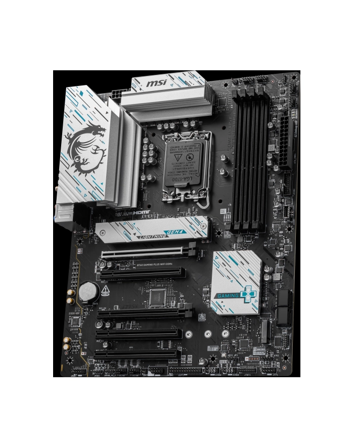 msi Płyta główna B760 GAMING PLUS WIFI s1700 4DDR4 DP/HDMI ATX główny