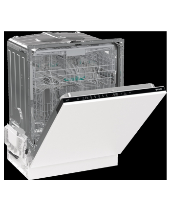 gorenje Zmywarka | GV643E90 | Wbudowany | Szerokość 60 cm | Liczba kompletów naczyń 16 | Liczba programów 6 | Klasa efektywności energetycznej E | Wyświetlacz | Funkcja AquaStop | Biały