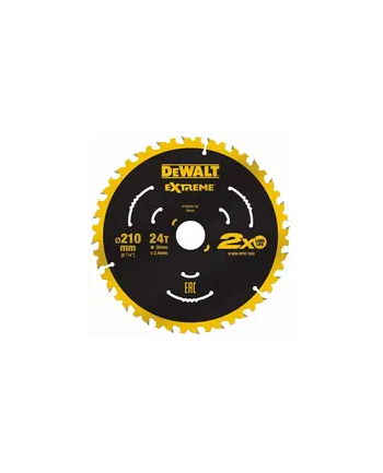dewalt tarcza pilarska 210x30/24 zęb nr 1