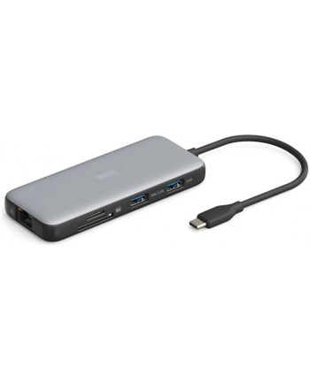 DIGITUS USB-C Docking Station 8-Ports 2xHDMI 3xUSB3.0 1xRJ45 1xSD 1xMicroSD 1xUSB-CPD nr 1
