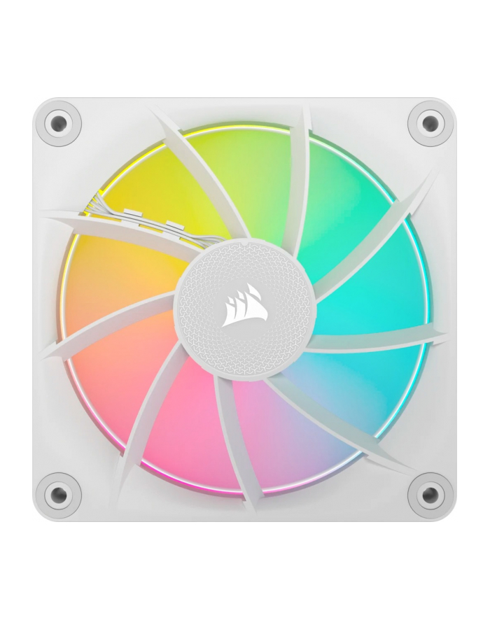 CORSAIR LĂĽfter 120*120*25 LX120 RGB iCUE Link Biały Pojedynczy główny