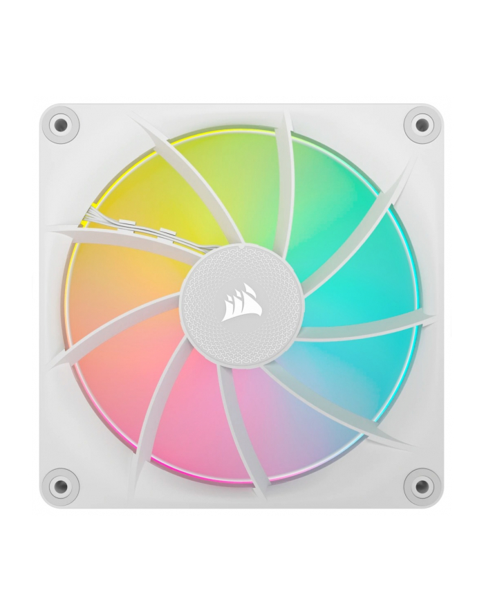 CORSAIR LĂĽfter 140*140*25 LX140 RGB iCUE Link Biały Pojedynczy główny