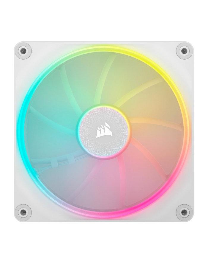 CORSAIR LĂĽo 140*140*25 LX140 RGB iCUE Link Biały Podwójny główny