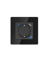 Extralink Smart Life Wall Socket Set Pro | Zestaw inteligentne gniazdko + ramka | Kolor Czarny, 230V, 1x USB A, 1x USB C, WiFi - nr 1