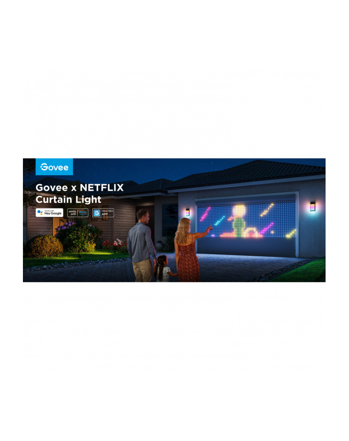 Govee H70BC Curtain Light Netflix Co-branding Version | Zasłona, kurtyna LED | Wi-Fi, Bluetooth główny