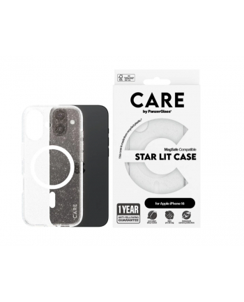 Care By Panzerglass Case Flagship Star Lit With White Magsafe Iphone 16