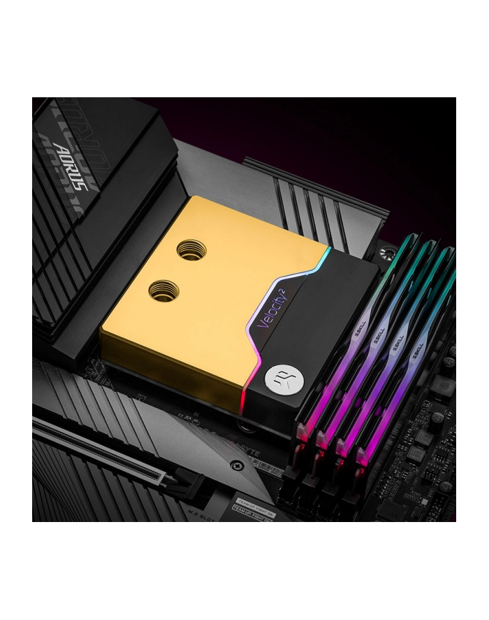 Ek Water Blocks EK-Quantum Velocity² D-RGB - 1700 nikiel + złoto (3831109895351) główny