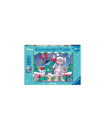 ravensburger RAV puzzle 100 Stitch Święta 04030