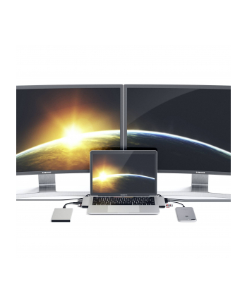 satechi eatechi Type-C Pro Hub 4K HDMI silver