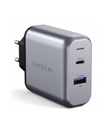 Satechi 30W Dual Port Wall Charger space gray