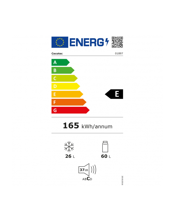 CECOTEC Bolero CoolMarket 2D Origin 86 Black E główny