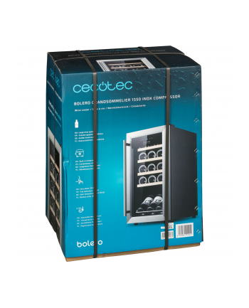 CECOTEC Vinoteca GrandSommelier 1550 Inox Compressor