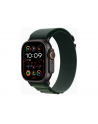 Apple Watch Ultra 2 GPS + Cellular Koperta z tytanu czarna 49mm opaska Alpine ciemnozielony Rozmiar L (MX4Q3UL/A) - nr 1