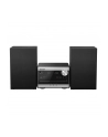 Panasonic SC-PM272 Mikrowieża z CD, radiem FM i Bluetooth (DAB+, 20W, system głośników 10 cm z otworem bass reflex, Bluetooth Remaster), srebrna - nr 5