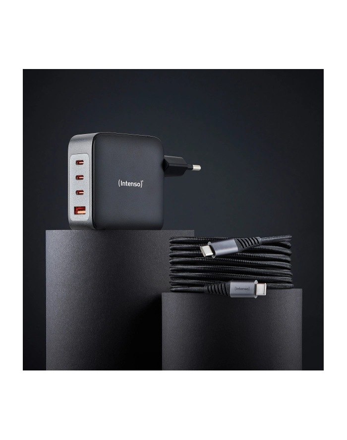 Intenso Power Adapter W140 SET 2x USB-C 1x USB-A include Kabel główny
