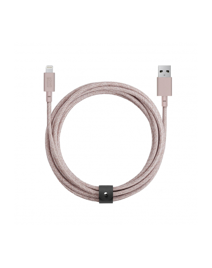 Native Union Belt Cable USB-A to Lightning 3m Rose główny