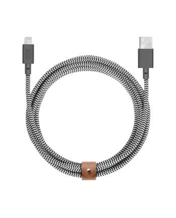 Native Union Belt Cable USB-A to Lightning 3m Zebra