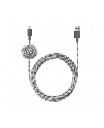 Native Union Night Cable USB-A to Lightning 3m Zebra