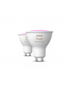 Philips Hue LED Lampe GU10 2er Set 350lm White Color Amb. - nr 2