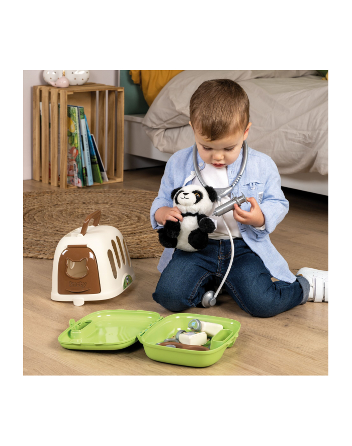 Smoby Tierarzt Spielset im Koffer + Panda główny