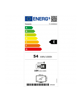 Panasonic TV-50W80AEZ czarny