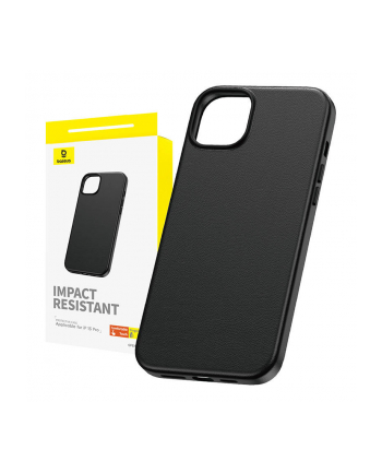 Baseus Fauxther Series iPhone15 Pro czarny nr 1