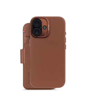 Decoded Leather Detachable Wallet do iPhone 16MagSafe brązowy nr 2