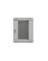 Szafa instalacyjna Rack Lanberg Wisząca 10'' 6U 300x300 Drzwi przeszklone (flat pack) Szara - nr 15
