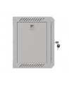 Szafa instalacyjna Rack Lanberg Wisząca 10'' 6U 300x300 Drzwi przeszklone (flat pack) Szara - nr 5