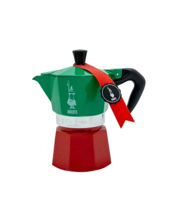 Bialetti Moka Express Italia 3tz czerwono-zielona