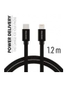 Swissten Kabel USB Typ C - Lightning 1,2m Czarny (71525201) - nr 2