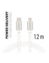 Swissten Kabel USB Typ-C - Lightning 1,2m Biały (71525203) - nr 1