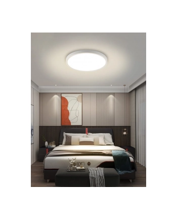 Immax Neo Lite Tudo Inteligentna Oprawa Sufitowa Z Podświetleniem Rgb 40Cm, 50W Tuya Wifi