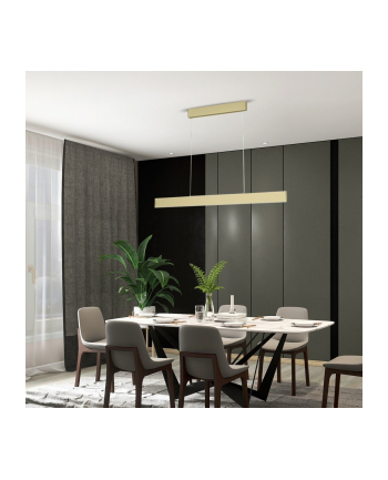 Immax Neo Liston Inteligentna Lampa Wisząca 118Cm 18W Złota Zigbee 3.0