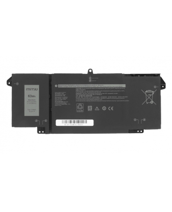 mitsu Bateria 7FMXV do Dell Latitude 5320 7320 7420 7520 - 15.2V 4144 mAh (63 Wh) 15.2V