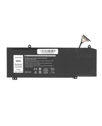 mitsu Bateria 1F22N do Dell G5 G7 15 Alienware M15 M17 3000 mAh (46 Wh) 15.4V