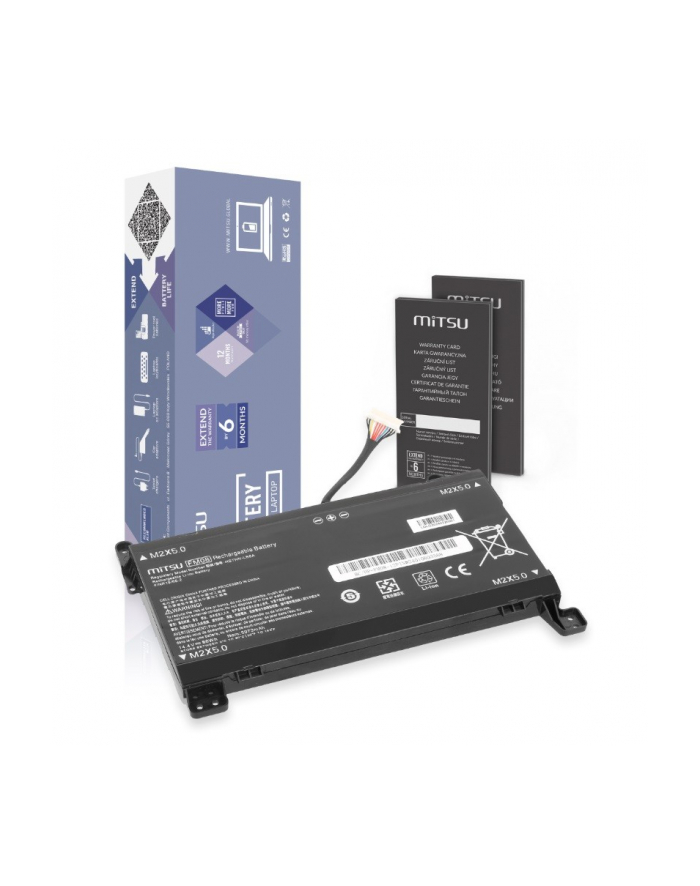 mitsu Bateria FM08 TPN-Q195 do HP Omen 17-AN 12 PIN 5972 mAh (86 Wh) 14.4V (14.8V) główny