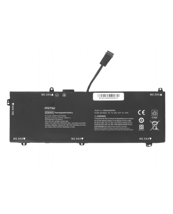 mitsu Bateria ZO04XL do HP ZBook Studio G3 G4 3400 mAh (52 Wh) 15.2V