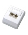 Adapter DATACOM UTP Cat.6 2x RJ45 45° (2455) - nr 3