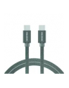 Swissten tekstylny USB-C / USB-C 2.0m Srebrny - nr 2