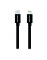 Swissten tekstylny USB-C / Lightning 2.0m Czarny (71529201) - nr 1