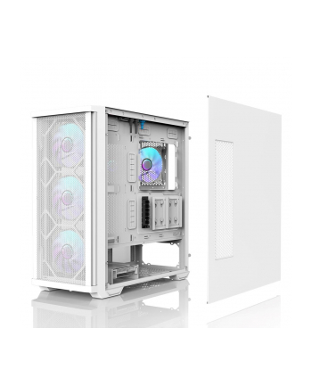 Zalman Obudowa Z10 DUO WHITE Midi Tower Biały