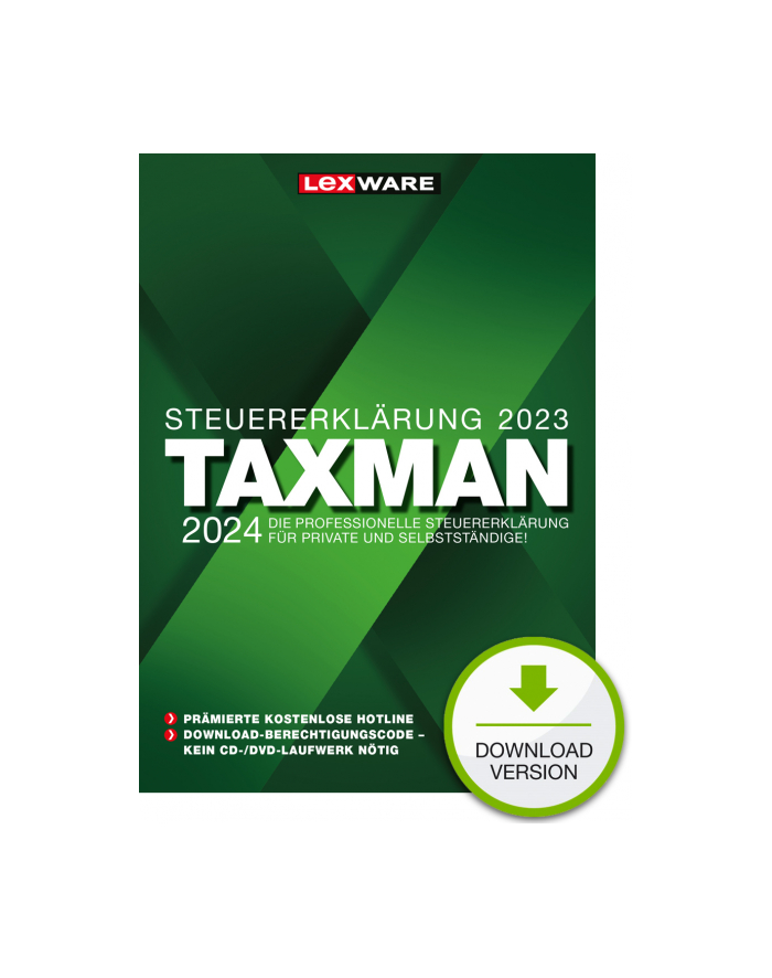 Lexware Program ESD TAXMAN 2024 (88322019) główny