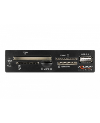 Delock 3.5 USB 2.0 5 Slot + 1 x Typ-A (91708)