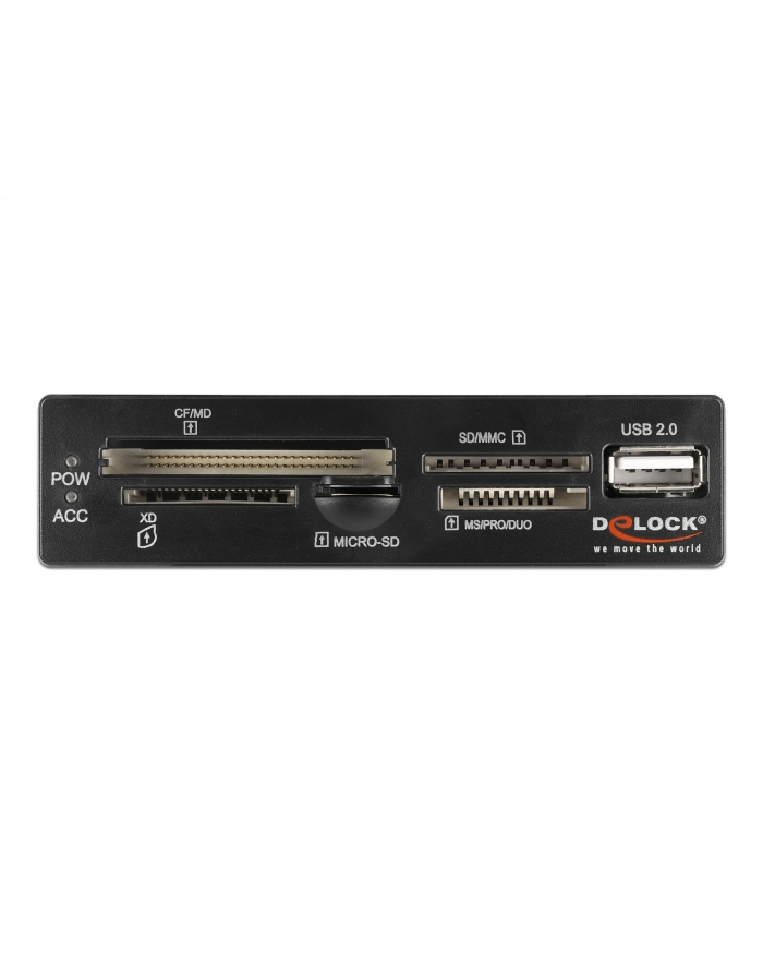 Delock 3.5 USB 2.0 5 Slot + 1 x Typ-A (91708) główny