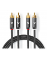 Kabel audio Nedis Profigold 2x RCA - 2x RCA [2m] - nr 1