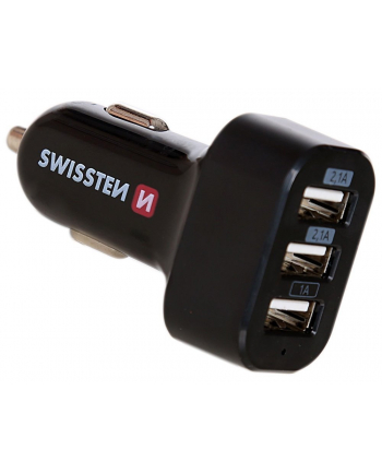 Swissten Ładowarka Samochodowa Usb Czarna (20111200)